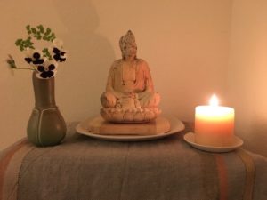 Heart Sutra mantra Buddhist altar ihai Zen Mini Zen Meditation Tablet Zazen 